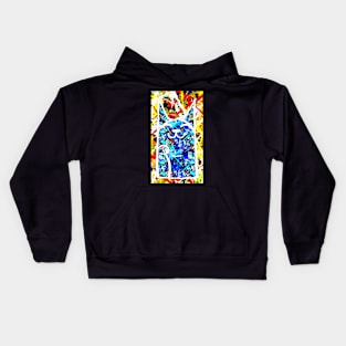 cat splash abstract 2 Kids Hoodie